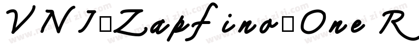 VNI-Zapfino-One Regu字体转换